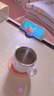 Lazy Diary 床上書桌宿舍神器懶人書桌學(xué)生寢室折疊小桌子床上電腦寫字桌寢室小桌板簡易學(xué)習(xí)桌 自然木紋色+w型防滑腿+杯托+卡槽 曬單實(shí)拍圖