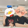 love legend情侶裝短袖T恤春夏季男女同款純棉寬松學(xué)生百搭衣服套裝班服定制 男黑+女黑【草莓熊】 XL 男+M 女 曬單實拍圖