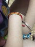 怡緣珠寶五帝錢幣999足金黃金轉(zhuǎn)運珠編織紅繩情侶手鏈男女銅錢腳鏈本命年 紅線款小版五帝錢幣 約0.8-1g 曬單實拍圖