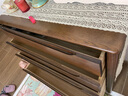 沃木 全實(shí)木斗柜間廳柜新中式儲物柜臥室落地間廳柜通板直拼紅橡木 寬四斗柜新款【FS-401新】 曬單實(shí)拍圖