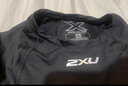 2XU Core系列梯度壓縮衣 專(zhuān)業(yè)健身服女瑜伽運(yùn)動(dòng)緊身衣透氣排汗速干衣 黑/銀 L 曬單實(shí)拍圖