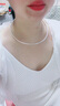 芙蕖999足銀項圈女成人時(shí)尚鎖骨簡(jiǎn)約頸圈寶寶周歲手工定制高級感  33克粗3mm45厘米 曬單實(shí)拍圖