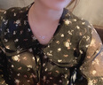法蔻星星項(xiàng)鏈女鑲鉆鎖骨鏈夏季百搭首飾生日七夕情人節(jié)禮物送女友老婆 鑲鉆星星（白金色） 曬單實(shí)拍圖
