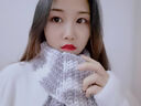 手工織圍巾毛線團(tuán)diy編織送男友女自織圍巾毛線球圍脖粗線情人棉材料包  送教程 02乳白 曬單實(shí)拍圖