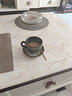 青木尚瓷 窯變咖啡杯碟套裝復古辦公室水杯陶瓷喝水杯子牛奶杯精致咖啡杯 圓形6杯6碟6勺加杯架 曬單實(shí)拍圖
