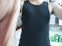 依浩特（yihaote） 新款跑步訓練精英長(cháng)袖背心彈力透氣網(wǎng)孔健身服男專(zhuān)業(yè)速干籃球緊身衣褲運動(dòng)打底衫 球員版黑色背心 XL(175-180高.140-160斤) 曬單實(shí)拍圖
