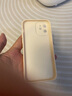 奶小鴨 適用蘋果12手機(jī)殼 iPhone12保護(hù)套創(chuàng)意攝像頭超薄直邊液態(tài)硅膠全包防摔卡通軟殼男女款 經(jīng)典升級版【白色】+全屏鉆石膜 曬單實拍圖