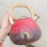 Hopelife 好來(lái)福不銹鋼鳴笛水壺2.5L燒水壺明火燃氣專(zhuān)用 2.5升水壺（漸變紅） 曬單實(shí)拍圖
