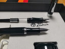 畢加索（pimio） 鋼筆禮盒裝T707書(shū)法筆男女士銥金/財務(wù)筆學(xué)生送禮墨水鋼筆套裝 亮黑銀夾雙筆尖套裝0.38+0.5 曬單實(shí)拍圖