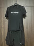 李寧（LI-NING） 泳褲男士專(zhuān)業(yè)泳衣泳褲套裝成人沙灘褲舒適防霧泳鏡泳帽游泳裝備 短袖兩件套【337】 XL 【身高175-180體重65-75kg】 曬單實(shí)拍圖