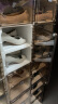 蚂蚁盒子（MAYIHEZI）免安装一体式折叠透明茶色塑料鞋柜收纳防尘防潮鞋盒 2列10层20格 实拍图