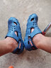 大帝馬車(chē) 夏季大碼透氣洞洞鞋網(wǎng)面男包頭透氣男鞋涼鞋沙灘涼拖鞋男ZY-2028 深藍色 41 曬單實(shí)拍圖