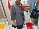 Lee dprre中袖牛仔襯衫男士2025夏季新款工裝上衣七分袖襯衫男中年純棉襯衣卡其 雙口袋純棉面料XL 適合135-150斤 曬單實拍圖