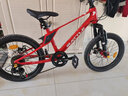邦德·富士達山地自行車(chē)男女兒童鎂合金禧瑪諾變速減震雙碟剎青少年運動(dòng)單車(chē) 18寸 紅色 曬單實(shí)拍圖