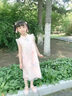 G.duck小黃鴨女童漢服連衣裙夏季2025新款夏裝小女孩童裝旗袍夏款兒童裙 2332粉色 140 cm 曬單實(shí)拍圖