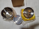 旗豐超長真空保溫提鍋飯盒桶不銹鋼上班族帶飯兩雙層學(xué)生大容量一人食 黃色1.2L+筷勺+保溫挎包 曬單實拍圖