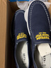 回力鞋新款春季男鞋一腳蹬懶人鞋輕便防滑平底休閑鞋純色軟底帆布鞋 WLY-3228藍色 39 曬單實(shí)拍圖