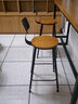 林感 鐵藝吧椅 木坐墊 只有吧凳 曬單實(shí)拍圖