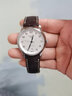 浪琴（LONGINES）瑞士手表 名匠系列 機械皮帶男表 對表 L26284783 銀色