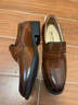 老爺車(chē)（WECKER）高檔皮鞋男純牛皮正裝男鞋時(shí)尚青中年男士皮鞋商務(wù)休閑皮鞋德比鞋 LYC1172黑色 39 曬單實(shí)拍圖