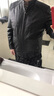 比菲力（BEVERRY）頭層真皮皮衣男海寧綿羊皮外套修身韓版男士機車皮夾克雷軍同款 口袋拉鏈黑色款 190(4XL) 曬單實拍圖