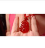 Rose Imprinting紅瑪瑙吊墜女十二生肖兔牛馬猴雞玉佩吊墜男水晶項(xiàng)鏈屬相掛件飾品 屬狗【配掛繩】 曬單實(shí)拍圖