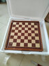 御圣 國(guó)際象棋大號(hào)實(shí)木花梨木黃楊木棋子木制棋盤比賽用棋亞運(yùn)會(huì)同款 (金花梨)棋子+草花梨木棋桌 曬單實(shí)拍圖