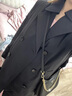 波司登（BOSIDENG）【反季】冬季90鵝絨羽絨服女衣三穿風(fēng)衣高端商務(wù)長(cháng)款保暖外套 黑色8056 2XL 180/100A 曬單實(shí)拍圖