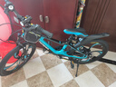 永久鎂合金兒童自行車(chē)6-10歲變速碟剎山地車(chē)學(xué)生車(chē)小女孩男孩兒童單車(chē) 五刀-藍 鎂合金+禧瑪諾21速 22寸【可鎖前叉+內走線(xiàn)】 曬單實(shí)拍圖