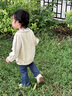 幼歌（YOUGE）嬰幼兒秋季新款純棉無袖草莓背心柔軟耐磨外穿兒童馬甲 米底草莓 90 cm 曬單實(shí)拍圖