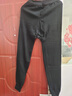 浪莎（LangSha）秋褲女純棉薄款保暖褲全棉毛褲襯褲線(xiàn)褲秋冬季修身打底褲 （2條更劃算）黑色+膚色 【100%純棉，親膚透氣】 L 曬單實(shí)拍圖