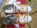 PONY\/波尼透氣帆布鞋純色經(jīng)典低幫硫化鞋91W1SH17 黃色（男） 41 曬單實(shí)拍圖