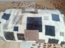 九洲鹿家纺 拉舍尔毛毯冬季 5.6斤180×220cm米粽格 实拍图