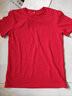 奧益亨紅色純棉短袖t恤女新款夏裝學(xué)生女裝寬松體恤上衣服打底半袖 紅色純棉款 M 【建議100-115斤左右】 曬單實(shí)拍圖