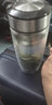 雙層玻璃杯加厚耐熱帶蓋帶茶隔過(guò)濾泡茶杯子男女便攜旅行車(chē)載水杯商務(wù)辦公禮品杯 鋼本色450ml（破損補發(fā)） 曬單實(shí)拍圖