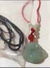 澤心雅玉天然A貨翡翠吊墜觀(guān)音佛公男女款項鏈飄綠花凈瓶菩薩掛件 翡翠佛公吊墜 曬單實(shí)拍圖