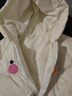 G.DUCKKIDS小黃鴨嬰兒連體羽絨服白鴨絨新生兒衣服冬季加厚外出服抱衣女寶寶 白色鴨子款 66 建議3-6個(gè)月10斤-13斤 曬單實(shí)拍圖