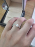 WithLove唯愛品越 18K金群鑲結(jié)婚鉆戒 50分六爪訂婚GIA鉆石戒指 【主鉆50分/G色/SI1】副鉆12分 Pt950鉑金/定制 曬單實拍圖