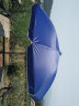 逸飞恒户外遮阳伞大号摆摊伞大型雨伞太阳伞沙滩伞防晒广告庭院伞大伞 2.2米蓝/银胶加厚 实拍图