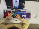 梦族机械手感键盘鼠标耳机三件套电竞游戏专用笔记本电脑台式 黑色混光单键盘[普通版] 晒单实拍图