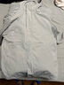 無印良品（MUJI）男式 不易沾水 登山外套 男士早秋款 AD0V7A4S 灰色 L (175/100A) 曬單實(shí)拍圖