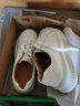 卡帝樂(lè )鱷魚(yú)（CARTELO）真皮厚底小白鞋松糕男鞋韓版休閑板鞋2025秋季新款增高透氣運動(dòng)鞋 白色 40 曬單實(shí)拍圖