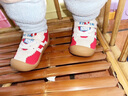 kids.ing可迪星幼兒園寶寶鞋春秋小童運動(dòng)鞋男女幼童軟底嬰幼兒學(xué)步機能鞋 紅包子 22 適合腳長(cháng)12.6-13.2cm 曬單實(shí)拍圖