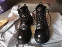 dreambox鈞博新款男靴vibram防滑耐磨高幫手工馬皮馬丁靴英倫潮 黑色 40 曬單實(shí)拍圖