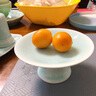甌江（OUJIANG）龍泉青瓷餐具5寸高腳盤水果盤甜品盤糕點托盤糖果零食干果盤 5寸高腳盤粉青 曬單實拍圖
