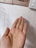 百泰首飾（BATAR JEWELLERY）生日禮物黃金戒指女足金車花線五線圈金指環(huán)女戒情侶對(duì)戒線戒 15號(hào)【金重約0.7g-0.8g】 曬單實(shí)拍圖