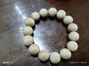 寶佩桃木手鏈原木佛珠念珠盤(pán)玩木質(zhì)男女文玩手串手把件檔位珠圓珠禮品 無(wú)漆原木款：珠徑1.5厘米 曬單實(shí)拍圖