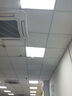 震世正方形衛(wèi)生間燈遮光片阻燃耐高柔光防刺眼擋光保護(hù)眼睛辦公吊燈罩 60x60厘米 正方形 米白色 曬單實拍圖