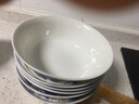 困而學(xué) 景德鎮餐具套裝健康釉中彩家用碗盤(pán)碟餐具套裝瓷器 4.5英寸碗(11.8厘米) 曬單實(shí)拍圖