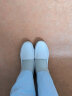 卡帝乐鳄鱼 CARTELO 豆豆鞋女简约妈妈舒适厚底护士鞋 KDLAZ-6616 白色 36  实拍图